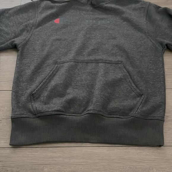 Champion Men’s Gray Powerblend Graphic Pullover Sweatshirt Hoodie Size S - Picture 8 of 12